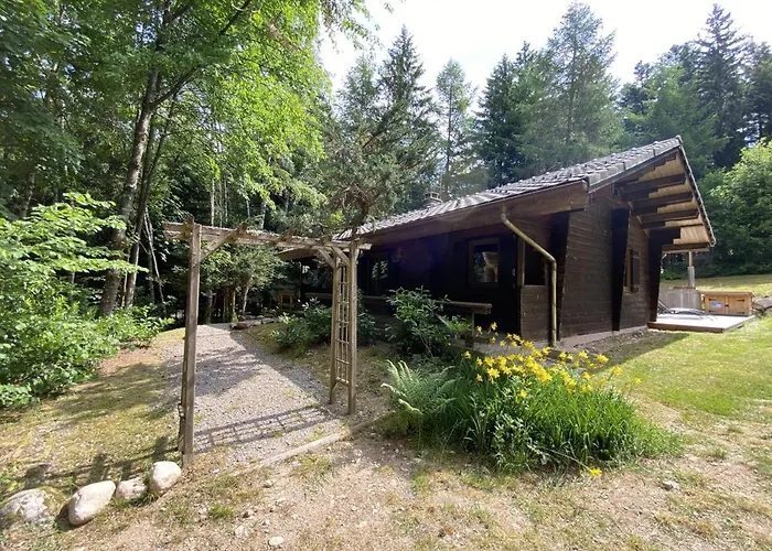 Le Fishing Lodge Chalet En Bois Avec Bain Nordique